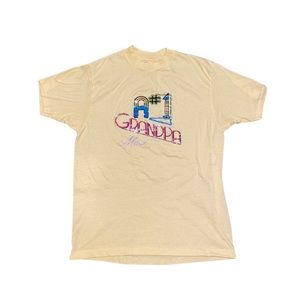 Made in USA single stitch Maui grandpa tee